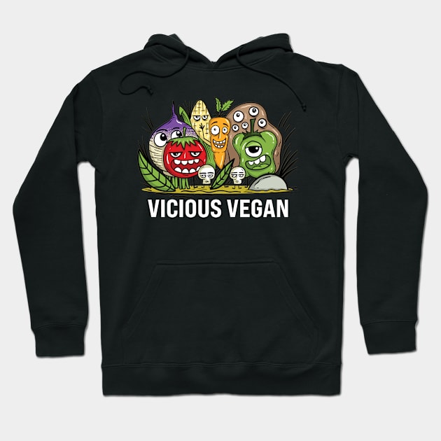 Vicious Vegan Hoodie by BDAZ